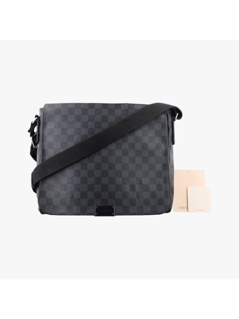 Louis Vuitton Daniel MM Noir Damier Graphite Shoulder Bag